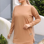 Yeni Stil Bej Arma Detay Tunik 10020 ( Lisinya )