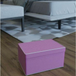 Baza Altı Boy Çok Amaçlı Düzenleyici Kutu Organizer Cırt Cırtlı Hurç 19cm X 40cm X 50cm (10 Adet) ( Lisinya )