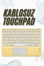 Bluetooth Touchpad Klavye 10.9 inch Kablosuz Wifi Q Klavye Slim - Lisinya - Görsel 2