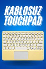 Bluetooth Touchpad Klavye Ultra İnce Taşınabilir Q Klavye - Lisinya - Görsel 2