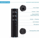 Car Bluetooth Music Driver Araç Aux Hands-free Mp3 Bağlantı Kiti ( Lisinya ) - Görsel 2