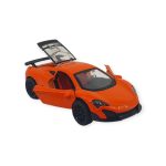 Çek Bırak Araba Metal - 3661C- Turuncu (Lisinya) - Görsel 2