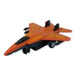 Çek Bırak Metal Mini Savaş Uçağı 10 cm - Kırmızı (Lisinya)