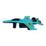 Çek Bırak Metal Mini Savaş Uçağı 10 cm - Turkuaz (Lisinya) - Görsel 2
