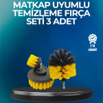 Derinlemesine Temizlik İçin Dayanıklı Kıllı Matkap Fırçası Başlığı - Lisinya