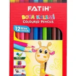 Kuru Boya 12 li Tam Boya  Karton Kutu