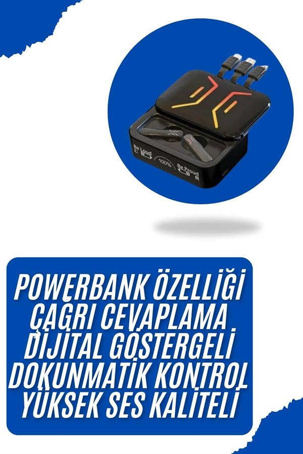 Compressed by jpeg-recompress Gaming Bluetooth Kulaklık Dahili Powerbank Kablolu Düşük Gecikmeli Bluetooth 5.2 - Lisinya - Görsel 1