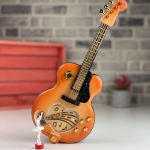 Gitar Görünümlü Nostaljik Müzik Kutusu ( Lisinya )