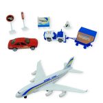 Havaalanı Seti Metal Arabalı - 89730 - Arabalı Set (Lisinya)