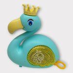 Kurmalı Işıklı Sevimli Flamingo - Yeşil (Lisinya) - Görsel 2