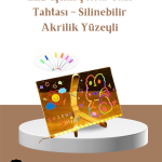 LED Aydınlatmalı Şeffaf Mesaj Tahtası – 30x20 cm, Neon Etkili Yazılar İçin Tasarlandı - Lisinya