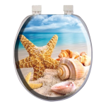 Lüks Yumuşak Süngerli Desenli Pufidik Klozet Kapağı Ekstra Kalın Süngerli ( Lisinya ) - Görsel 2