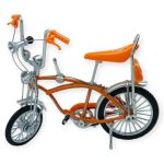 Model Araçlar - 1:8 Metal Retro Pinokyo Bisiklet - Die -Cast 17 cm - Turuncu (Lisinya) - Görsel 2