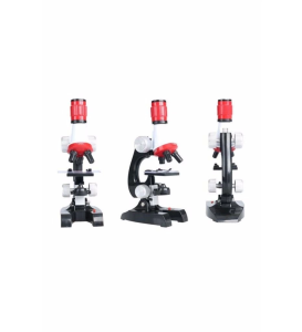Eğitici Mikroskop Kiti Zoom Led Işıklı 100x 400x 1200x ST1200X ( Lisinya ) - Görsel 2