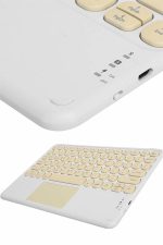 Profesyonel Wifi Q Klavye Bluetooth Klavye Touchpad 10.8 Inç - Lisinya