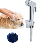Sprey El Duşu Kedi Köpek Yıkama Tabancası Seti ve Kedi Köpek Yıkama Tarağı ( Lisinya )