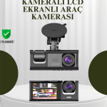 G-Sensörlü 3'lü Kayıtlı Araç Kamerası - Lisinya