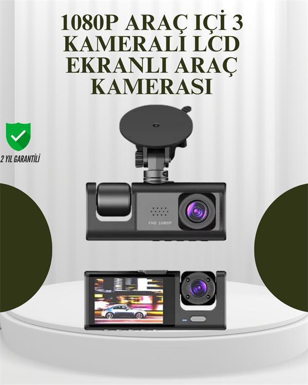 torima-ta-01-g-sensorlu-3lu-kayitli-ar-99-8ab G-Sensörlü 3'lü Kayıtlı Araç Kamerası - Lisinya - Görsel 1