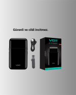 USB Şarjlı Traş Makinesi – Piston + Ağ Başlık, 600 mAh Batarya - Lisinya - Görsel 2