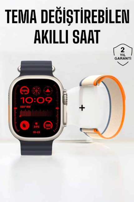 Akıllı Saat Yeni Nesil Sesli Asistan Uyku ve Sağlık Takibi Adımsayar - Lisinya