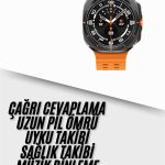 Yeni Nesil Çağrı Cevaplayabilen 47 MM Titreşimli Çok Fonksiyonlu Akıllı Saat - Lisinya