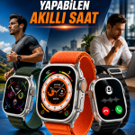 Yeni Nesil Akıllı Saat Nabız Ölçer Sağlık Ölçer ve Kalori Ölçer Uyku Takibi NFC Özelliği - Lisinya
