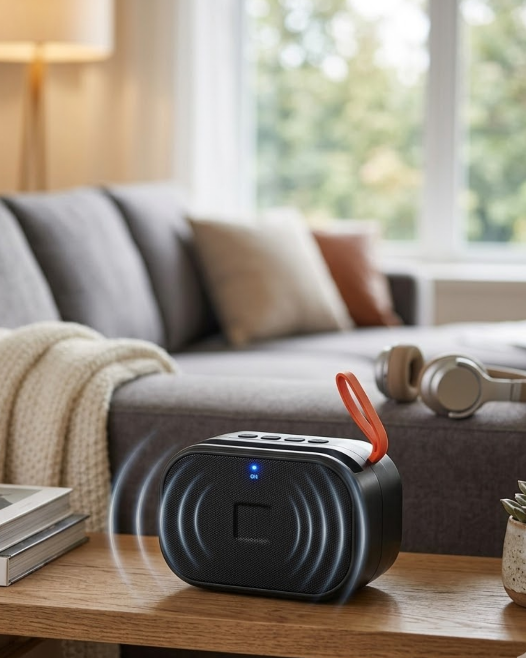 1-117 Taşınabilir Kablosuz Bluetooth Hoparlör USB TF Kart Destekli Ses Sistemi - Vipsepet - Görsel 1