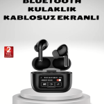 Aktif Gürültü Engelleme (ANC) Kablosuz Bluetooth Kulaklık – Dijital Ekranlı, Dokunmatik ve Uzun Pil Ömürlü - vipsepet