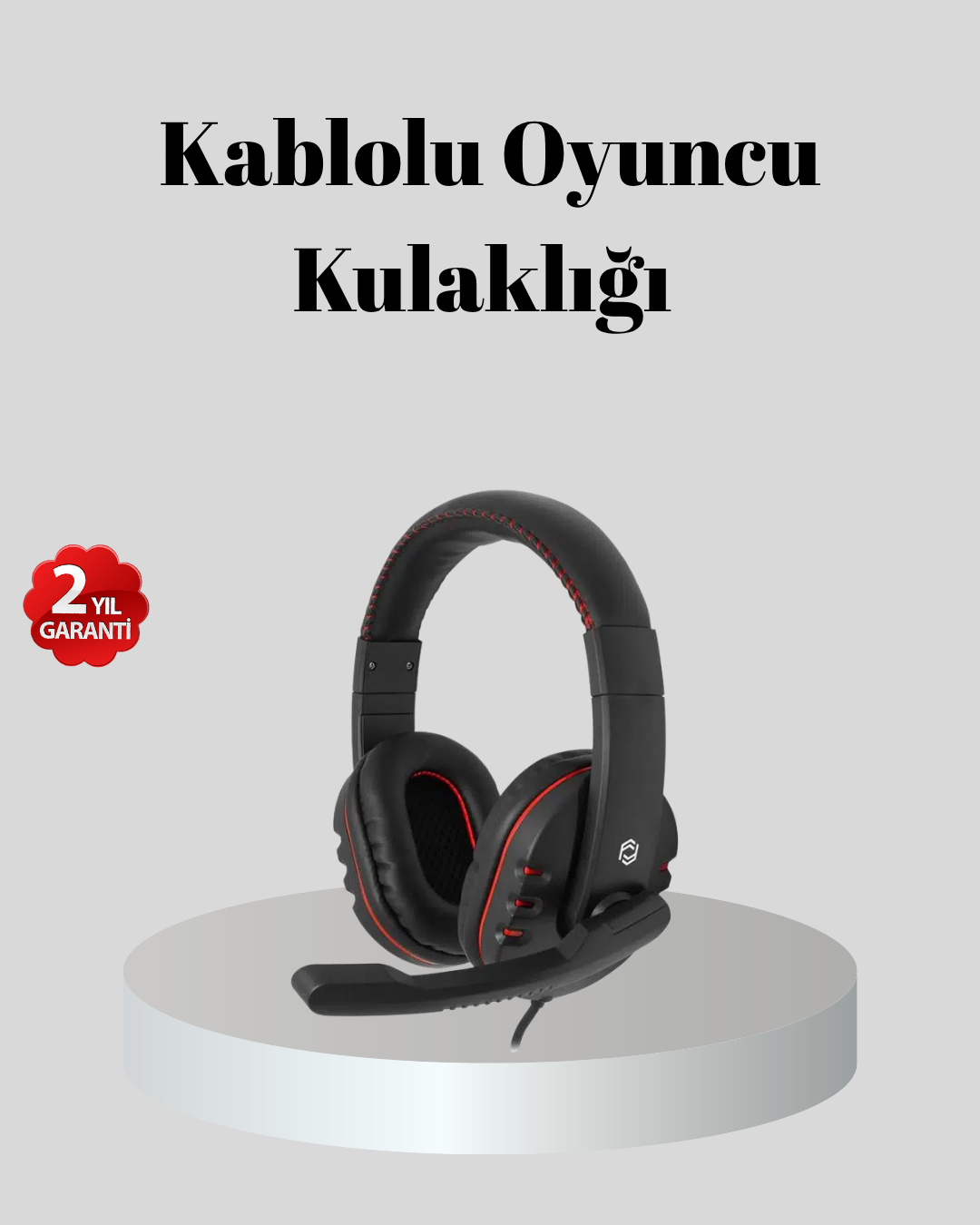 1-178 Stereo Ses Destekli Mikrofonlu Gaming Kulaklık – Yumuşak Pedli - Vipsepet - Görsel 1