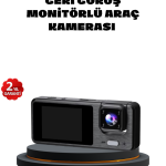 3 Kameralı Araç DVR 1080P Ön + HD Arka + İç Kamera Döngü Kayıt 2’’ Ekran - Vipsepet