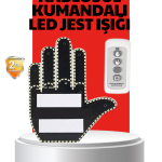 Uzaktan Kumandalı LED Jest Işığı – 3 Farklı Hareket Modu - Vipsepet