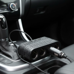 Araç Çakmak Çoklayıcı 4 Çıkışlı 2 USB ve Type C Girişli Çok Fonksiyonlu Şarj Ünitesi - Vipsepet