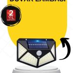 Güneş Enerjili Bahçe Lambası 100 Led Bahçe Lambası Bahçe Aydınlatma - Vipsepet
