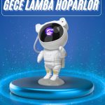 Projeksiyon Astronot Lamba Speaker Sevimli Astronot Bluetooth Hoparlör - Lisinya