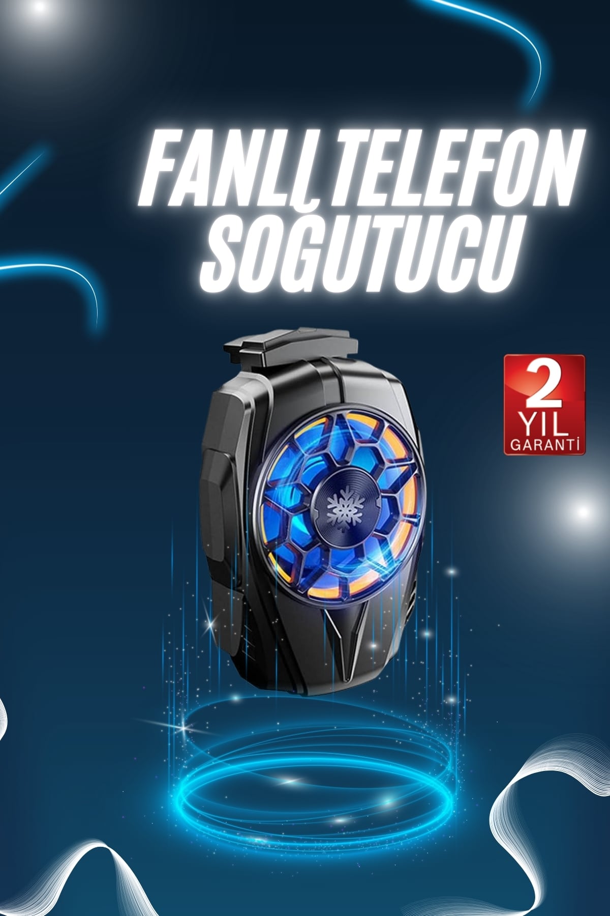 11-119 Telefonu Soğutma Fanı Radyatör Mobil Cihazlara Uyumlu Soğutucu - Vipsepet - Görsel 1