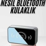 Yeni Nesil Kablosuz Kulaklık Aynalı Powerbank Özellikli Bluetooth Bağlantılı Dijital Göstergeli - Lisinya