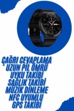Akıllı Saat Yeni Nesil Üç Kordonlu Nabız Ölçer Çağrı Cevaplama - Vipsepet - Görsel 2