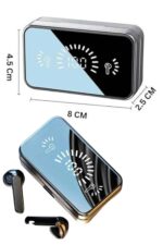 Yeni Nesil Kablosuz Kulaklık Aynalı Powerbank Özellikli Bluetooth Bağlantılı Dijital Göstergeli - Lisinya - Görsel 3