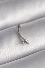 316L Çelik Gümüş Renk Çivi Model Piercing - Vipsepet