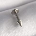 316L Çelik Gümüş Renk Çivi Model Piercing - Vipsepet