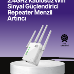 WPS Destekli 2.4GHz + 5GHz WiFi Sinyal Güçlendirici - Vipsepet
