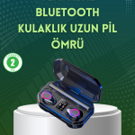 Dokunmatik Kontrollü Bluetooth Kulaklık – Gürültü Engelleme Özellikli - vipsepet