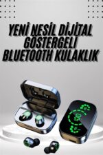 2025 Model Bluetooth Kulaklık Telefon Şarj Edebilen Çağrı Cevaplama Dijital Göstergeli - vipsepet