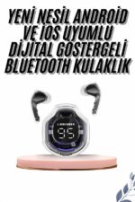 2025 Model Kablosuz Bluetooth Kulaklık ANC ENC Destekli HİFİ Stereo - Lisinya - Görsel 2