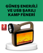 Güneş Enerjili Alev Efektli Lamba – COB Teknolojili, Dış Mekan Aydınlatma - Vipsepet