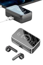 Powerbankli Bluetooth Kulaklık Yüksek Ses Aynalı Çift Dijital Gösterge Ekranı - Lisinya - Görsel 3