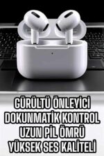 3.Nesil TWS Bluetooth Kulaklık Mikrofonlu ANC Özelliği Dokunmatik Kontrol - vipsepet
