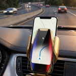 Kablosuz Şarjlı Araç Telefon Tutucu Sensörlü Otomatik Kilit 360 Derece Döner - Vipsepet