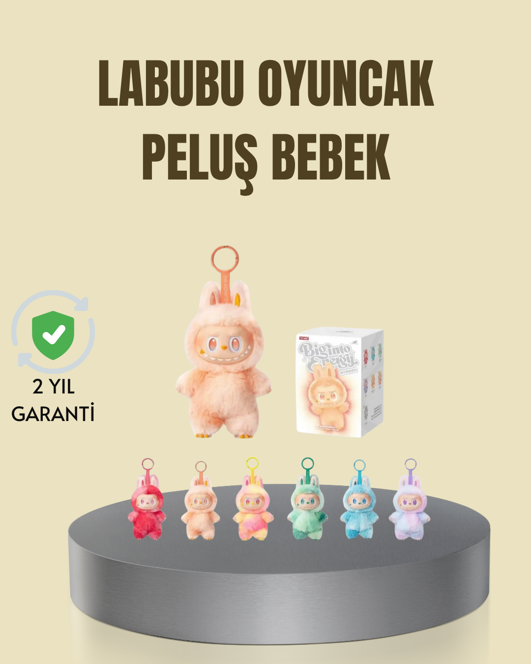 3-8 Dekoratif Labubu Peluş Figür Oyuncak Yeni Seri - Vipsepet - Görsel 1