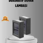 Güneş Enerjili 6 LED Solar Lamba – Fotoselli, Su Geçirmez ve Çevre Dostu Bahçe Işığı - Vipsepet